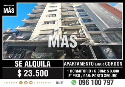 Apartamento Alquiler Parque Rodó Montevideo iMas.uy MA