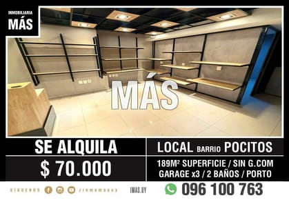 Local Comercial Alquiler Parque Rodo Montevideo iMas.uy P