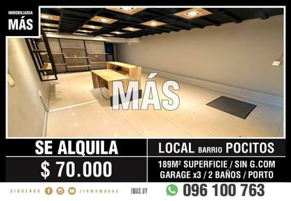 Local Comercial Alquiler Parque Batlle Montevideo iMas.uy P