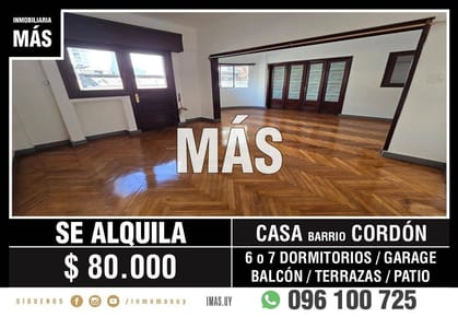 Casa Alquiler Cochera Montevideo iMas.uy LC