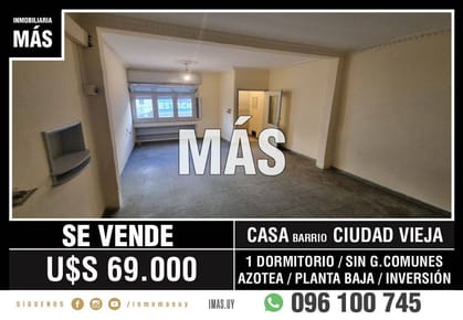 Casa Venta Centro Montevideo iMas.uy S