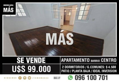 Venta Apartamento Cordón Montevideo iMas.uy L