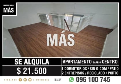 Apartamento Alquiler Patio Montevideo iMas.uy S