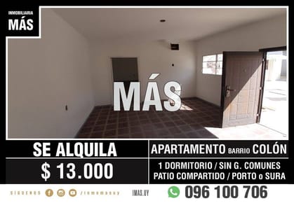 Apartamento Alquiler Sayago Montevideo iMas.uy R