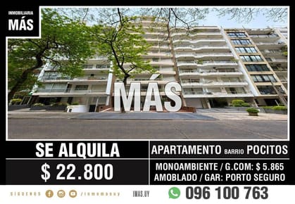 Apartamento Alquiler Pocitos Montevideo iMas.uy P *