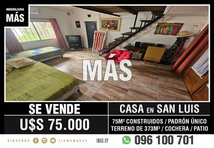 Casa Padrón Único Venta Guazuvira Canelones iMas.uy L