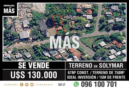 Terreno Venta Solymar Canelones Montevideo iMas.uy L *