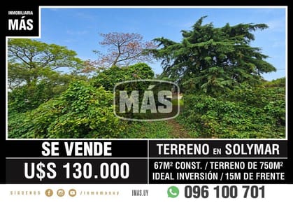 Terreno Venta Lomas de Solymar Canelones Montevideo iMas.uy L
