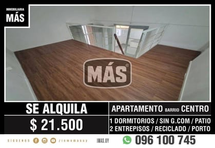 Apartamento Alquiler Patio Montevideo iMas.uy S