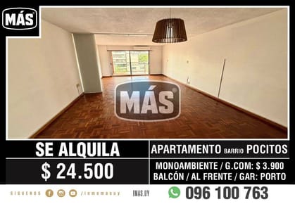 Apartamento Alquiler Pocitos Montevideo iMas.uy P *