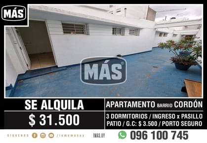 Apartamento Alquiler Centro Montevideo iMas.uy S