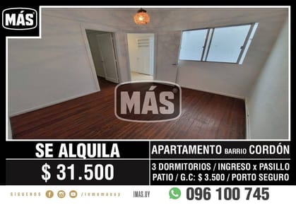 Apartamento Alquiler Parque Rodo Montevideo iMas.uy S