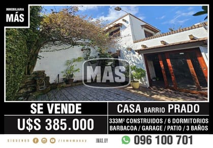 Casa Venta Garage Prado Montevideo iMas.uy L *