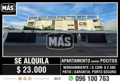 Apartamento Alquiler Pocitos Montevideo iMas.uy P *