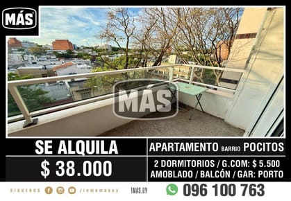 Apartamento Alquiler Amoblado Montevideo iMas.uy P