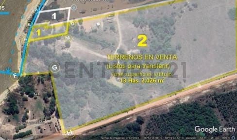 Vendo propiedad para puerto en Pilar - Ñeembucu