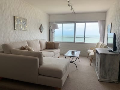 Apartamento De 1 Dormitorio Y Medio Frente Al Mar Parada 1 De La Playa Brava 