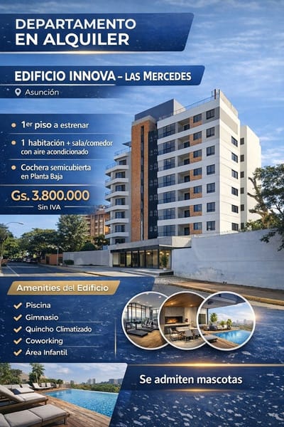Edificio INNOVA – Las Mercedes (1er piso) a estrenar 