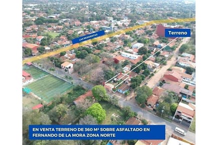 VENDO TERRENO EN FDO DE LA MORA ZONA NORTE