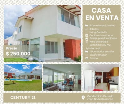 CASA EN VENTA ZONA NORTE 