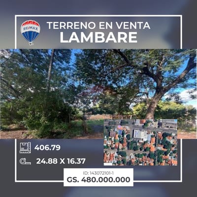 Venta de terreno ideal para inversión o vivienda