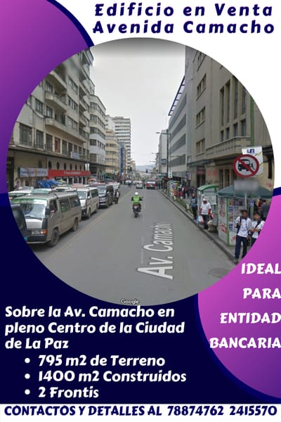 EDIFICIO EN VENTA AVENIDA CAMACHO
