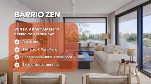 Venta Apartamento Carrasco Barrio Zen 3 Dormitorios - Terraza + Parrillero