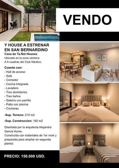 VENDO CASA EN SAN BERNARDINO