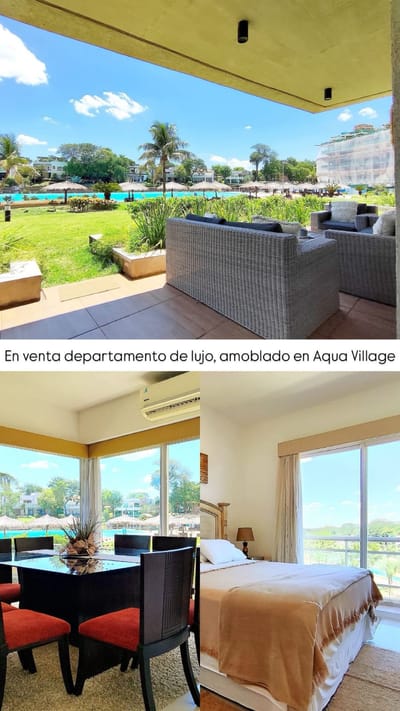 EN VENTA DEPARTAMENTO DE LUJO EN AQUA VILLAGE