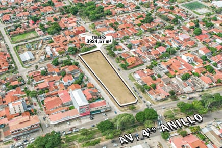 ¡terreno Comercial En Venta 4to Anillo!