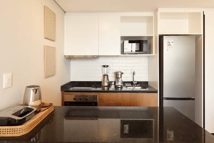 En venta departamento en pozo de 1 dormitorio con 41 m2 propios en Mcal Estig.
