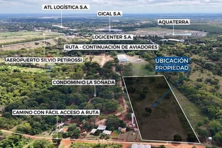 EN VENTA TERRENO DE 3 HECTÁREAS EN ZONA ESTRATÉGICA DE LUQUE