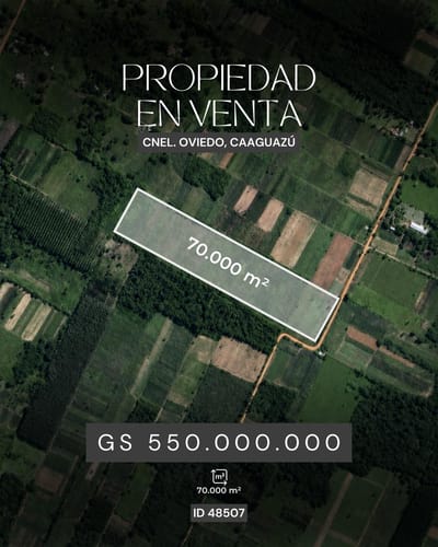 PROPIEDAD EN VENTA – CORONEL OVIEDO