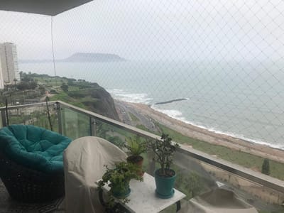 De Ensueño! Con Vista Directa Al Mar, Amoblado Y Equipado