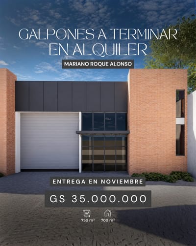 GALPONES EN ALQUILER - MARIANO ROQUE ALONSO