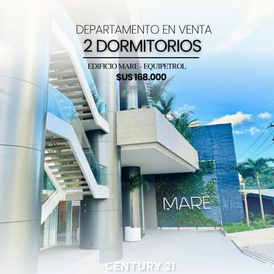 DEPARTAMENTO EN VENTA DE 2 DORMITORIOS EN COND. MARE