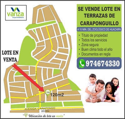 e Vende Terreno En Urb Terrazas De Caraponguillo