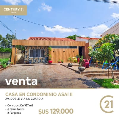 CASA DE 6 DORMITORIOS EN VENTA CONDOMINIO ASAI 2