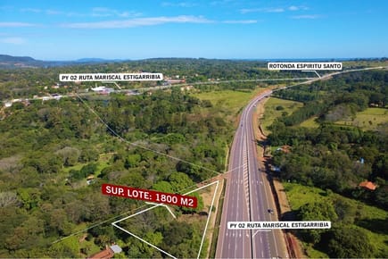Terreno En Venta Sobre Ruta Py02 – Caacupé