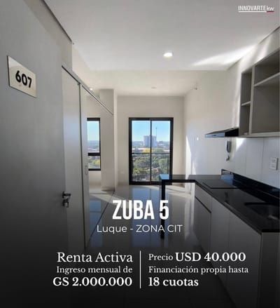 VENTA DE MONOAMBIENTE – ZUBA 5 | Zona CIT CON RENTA ACTIVA