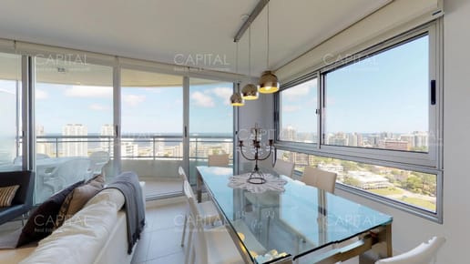 Apartamento dos dormitorios Ocean Drive Punta del Este Mirando el Mar