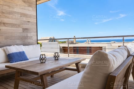 Departamento triplex frente al mar en La Barra
