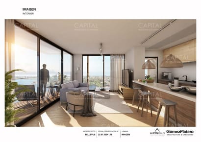 BELLEVUE - Exclusivo Apartamento de 3 dormitorios y vista al lago