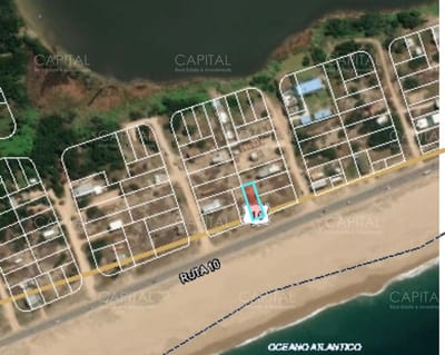 Santa Monica Terreno Primera Fila en Venta Con Vista al Mar