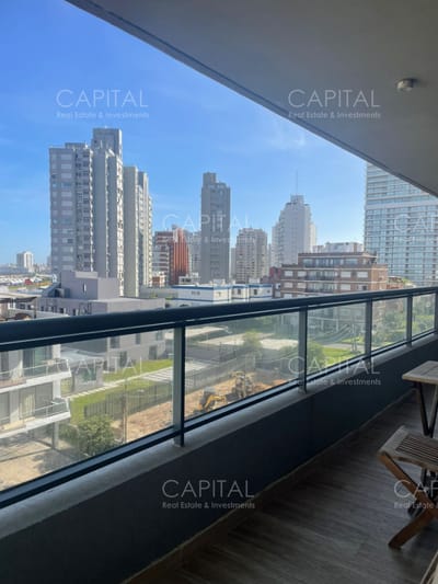apartamento en alquiler de verano de 2 dormitorios con balcon con hermosa vista en Punta del Este