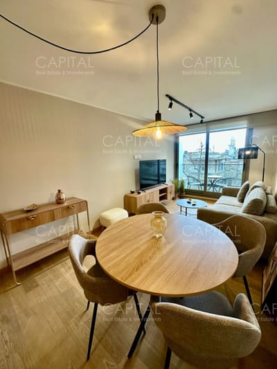 Apartamento amoblado en alquiler anual de un dormitorio zona Parque Rodo