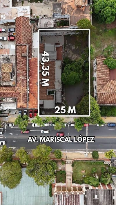 VENDO TERRENO EN MCAL LOPEZ EN ASUNCION