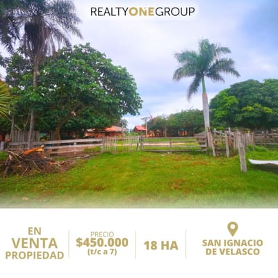 PROPIEDAD EN VENTA EN SAN IGNACIO DE VELASCO ( dentro de la mancha urbana) 