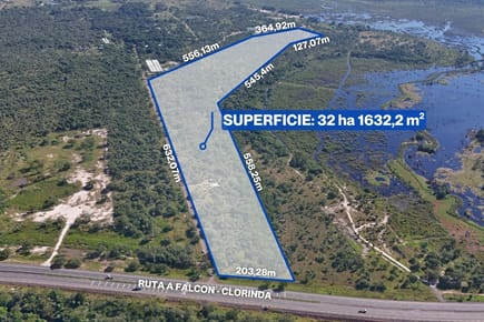 Terreno en Venta, 32 hectareas, Nueva Asuncion