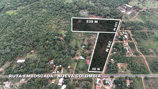 Vendo terreno en Emboscada